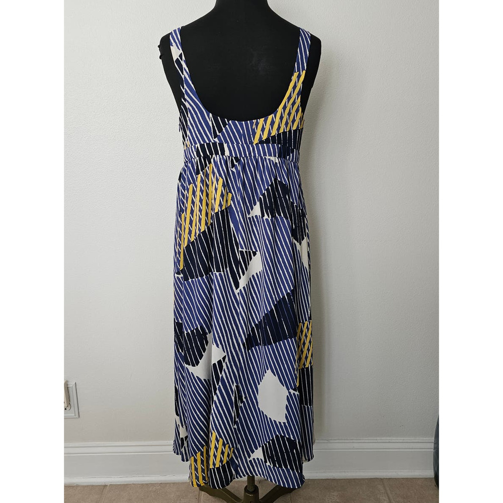 EUC *BANANA REPUBLIC* Women's Casual Empire-Waist Midi Chiffon Summer Dress 2 - Picture 7 of 14